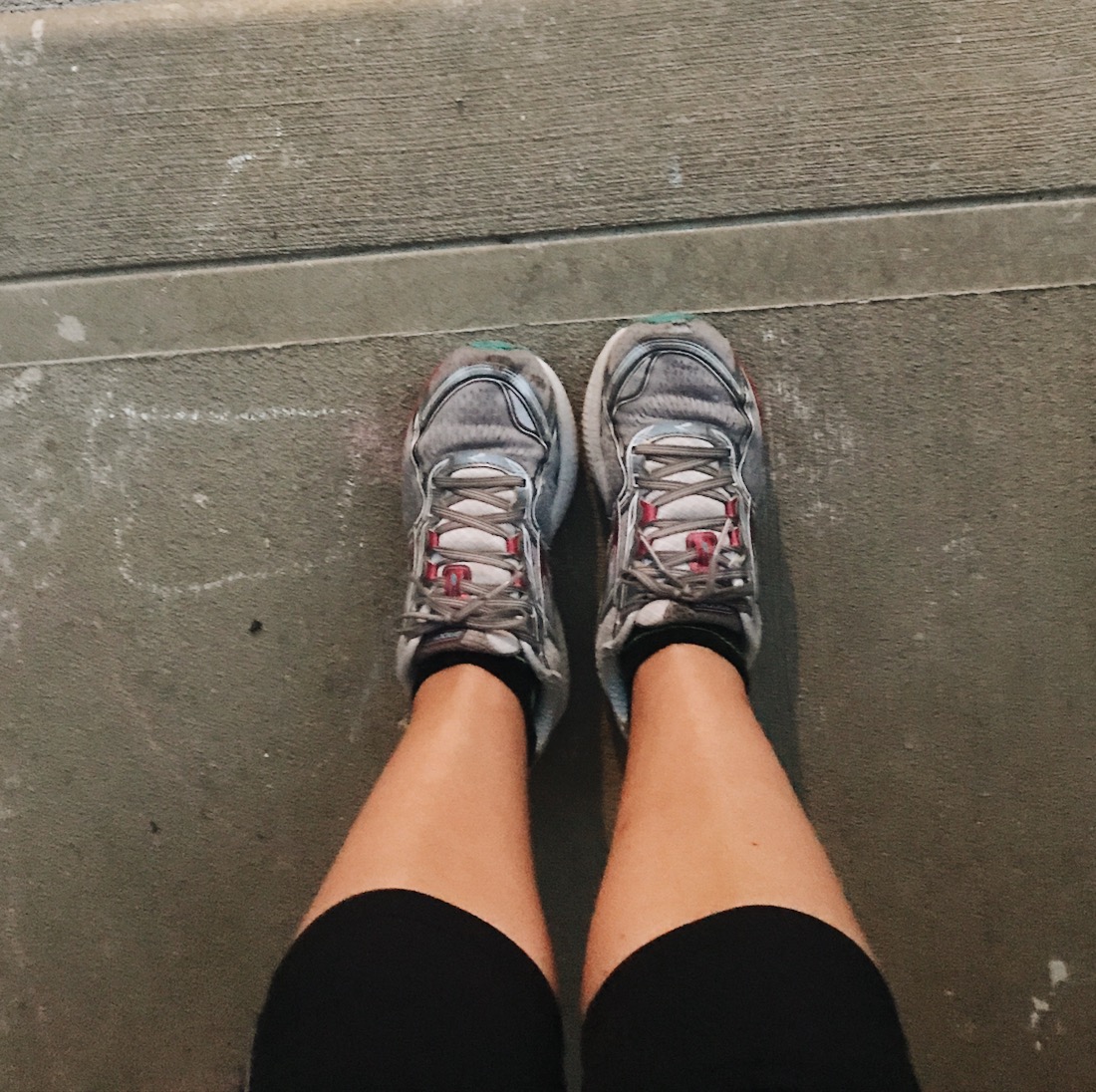 I am grateful for…proper running shoes!