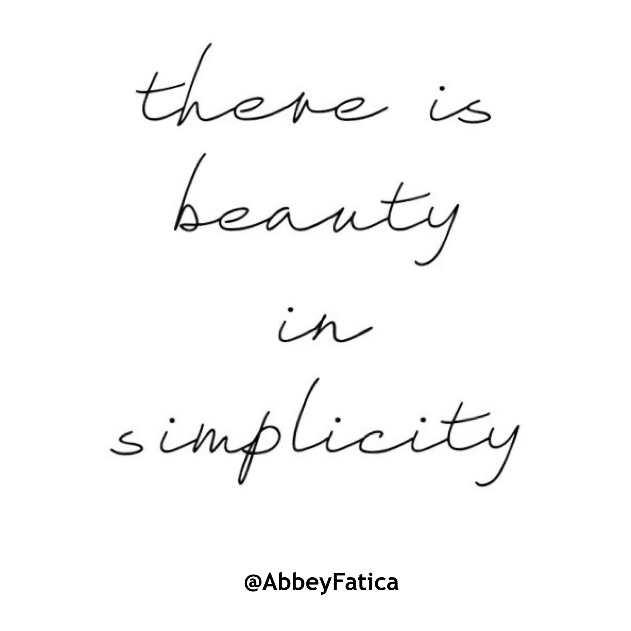 I am grateful for…simplicity!